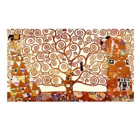 Hot sell Gustav Klimt Tree of Life Oil Painting on Canvas Posters and  Modern Wall Art Pictures For Living Room No Frame (size: 90X120cm)